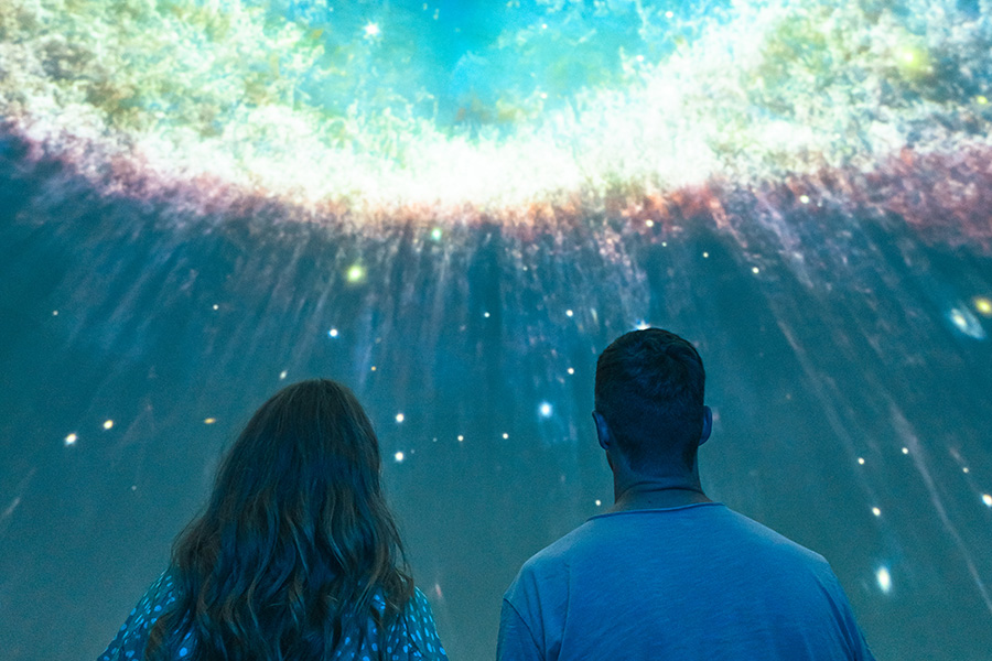 Fast Sci-Fi: Das Planetarium bietet eine Reise durch fremde Galaxien. ©ZVG