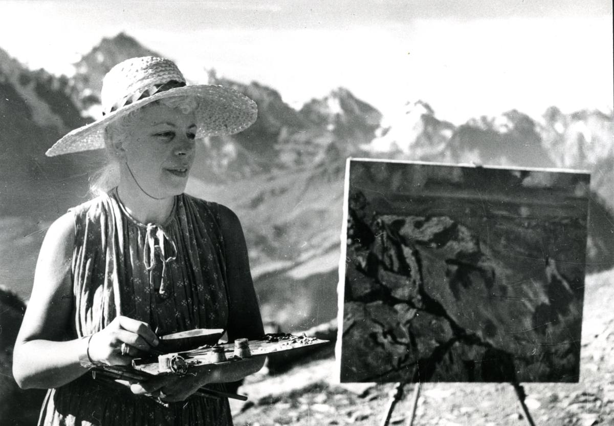 
Marguerite auf dem «Götterthron» 